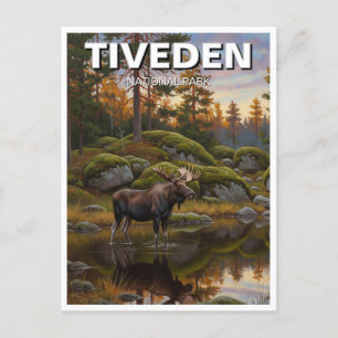 Postal Parque nacional de Tiveden Viaje de Suecia
