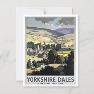 Postal Parque nacional de Yorkshire Dales Reino Unido de 