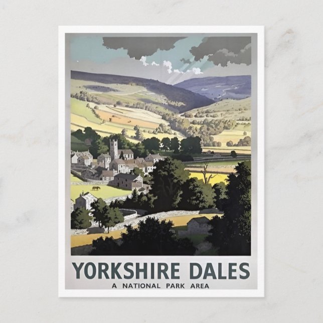 Postal Parque nacional de Yorkshire Dales Reino Unido de  (Anverso)
