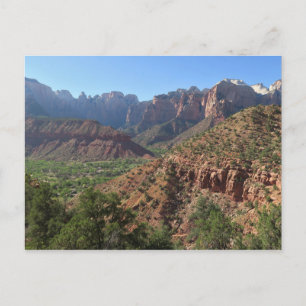 Postal Parque nacional de Zion Estados Unidos