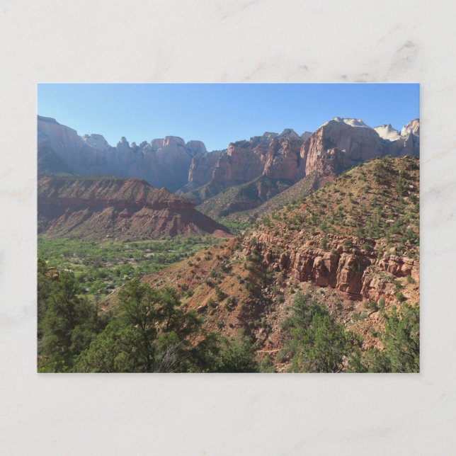 Postal Parque nacional de Zion Estados Unidos (Anverso)