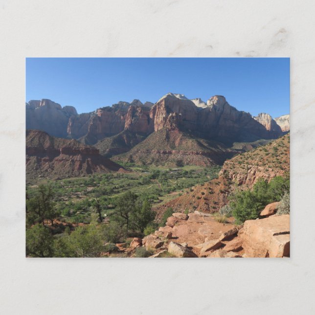Postal Parque nacional de Zion Estados Unidos (Anverso)