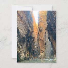 Postal Parque nacional de Zion: Las estrechas