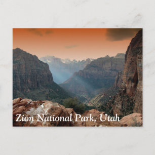 Postal Parque nacional de Zion, Utah
