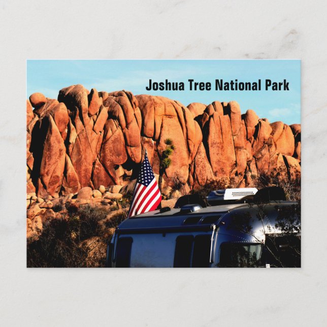 Postal Parque Nacional del Árbol Joshua, California (Anverso)