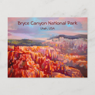 Postal Parque nacional del Cañón Bryce, Utah