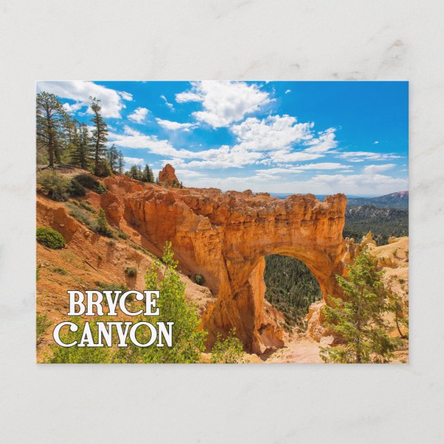 Postal Parque nacional del Cañón Bryce, Utah, EE. UU. (Anverso)