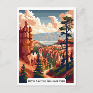 Postal Parque nacional del Cañón Bryce, Utah Travel Vinta