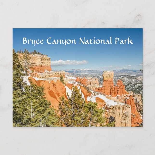 Postal Parque nacional del Cañón de Bryce (Anverso)