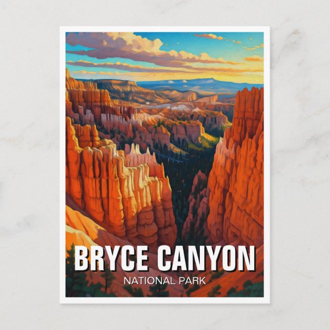 Postal Parque nacional del Cañón de Bryce (Anverso)