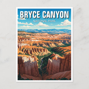 Postal Parque nacional del Cañón de Bryce, Utah