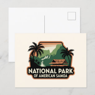 Postal Parque Nacional del Emblema de Samoa Americana