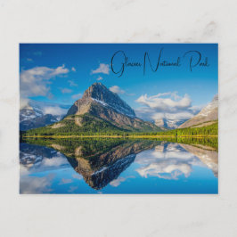 Postal Parque nacional del glaciar Mount Grinnell