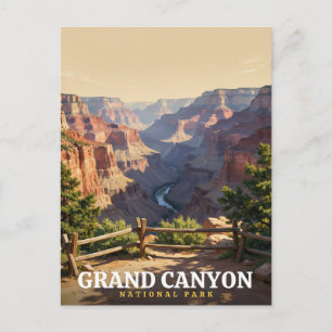 Postal Parque Nacional del Gran Cañón Escénico