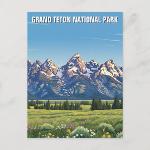 Postal Parque nacional del Gran Tetón