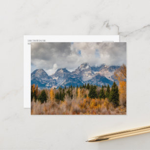 Postal Parque nacional del Gran Tetón de Schwabacher Land