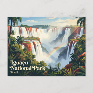 Postal Parque Nacional del Iguaçu Brasil
