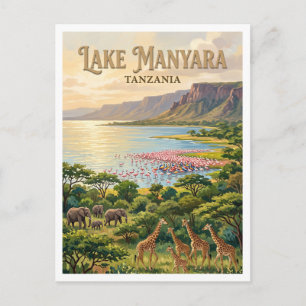 Postal Parque Nacional del Lago Manyara Mto wa Mbu Tanzan