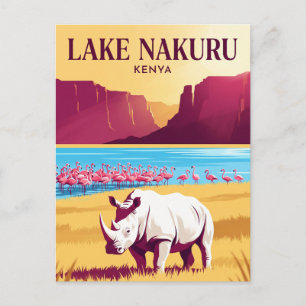Postal Parque Nacional del Lago Nakuru Kenia