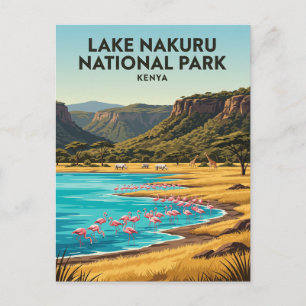 Postal Parque Nacional del Lago Nakuru Kenia