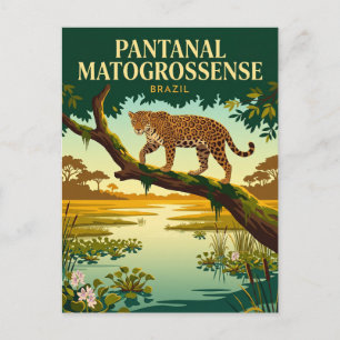 Postal Parque Nacional del Pantanal Matogrossense Brasil