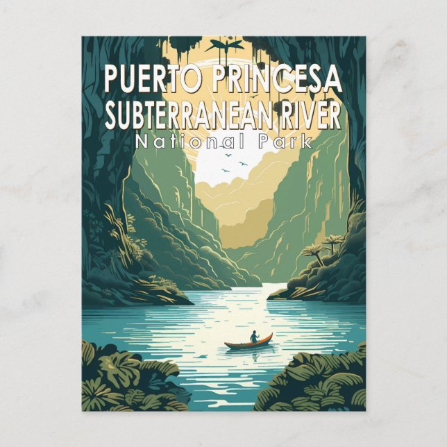 Postal Parque Nacional del Río Subterráneo de Puerto Prin (Anverso)