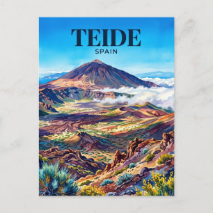 Postal Parque Nacional del Teide España
