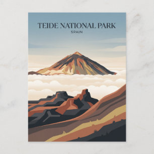 Postal Parque Nacional del Teide España