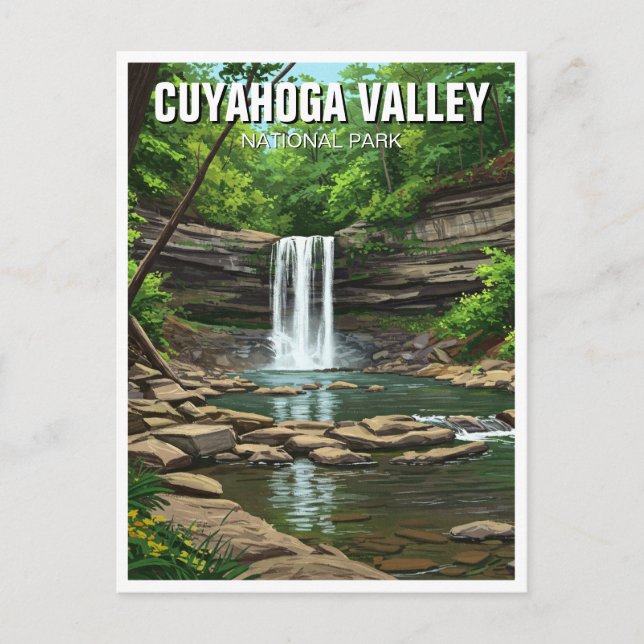 Postal Parque nacional del Valle de Cuyahoga (Anverso)