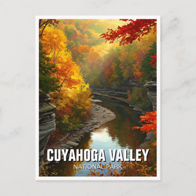 Postal Parque nacional del Valle de Cuyahoga (Anverso)