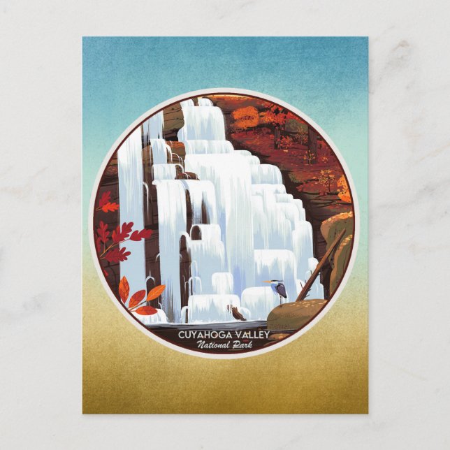 Postal Parque Nacional del Valle de Cuyahoga (Anverso)