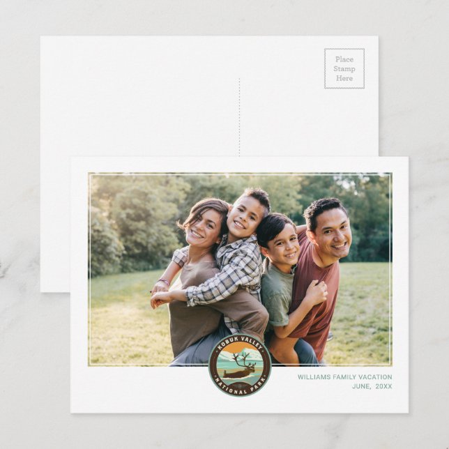 Postal Parque nacional del Valle de Kobuk (Anverso / Reverso)