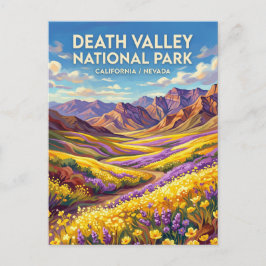 Postal Parque Nacional del Valle de la Muerte California/