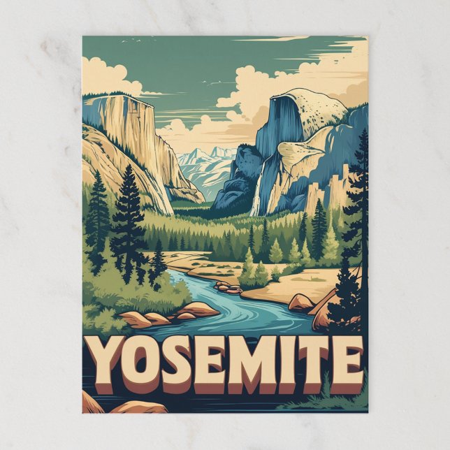Postal Parque nacional del Valle Yosemite (Subido por el creador)