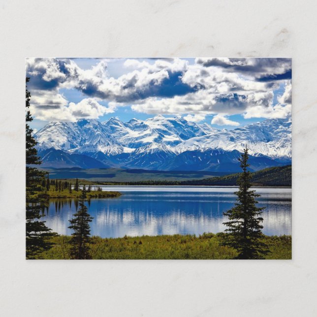 Postal Parque nacional Denali (Anverso)