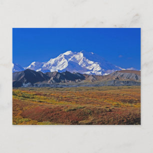 Postal Parque Nacional Denali Mt. McKinley, Alaska.