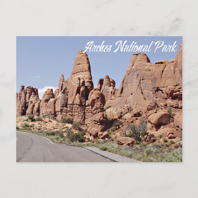 Postal Parque Nacional Devil's Garden Arches, Utah - Esta (Anverso)