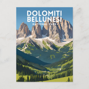 Postal Parque nacional Dolomiti Bellunesi