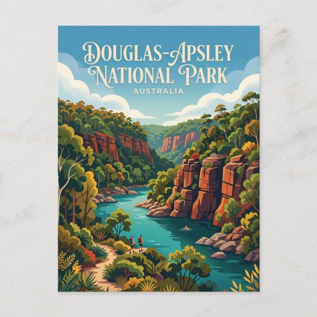 Postal Parque Nacional Douglas-Apsley Australia (Anverso)