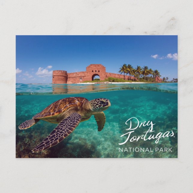 Postal Parque Nacional Dry Tortugas (Anverso)