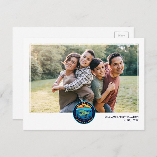 Postal Parque nacional Dry Tortugas (Anverso / Reverso)