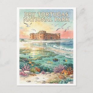 Postal Parque Nacional Dry Tortugas Fuerte Jefferson