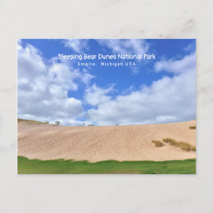 POSTAL PARQUE NACIONAL DUNE BIG DUNE BLUE SKY/SLEEPE BEAR