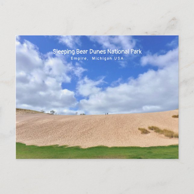 POSTAL PARQUE NACIONAL DUNE BIG DUNE BLUE SKY/SLEEPE BEAR (Anverso)
