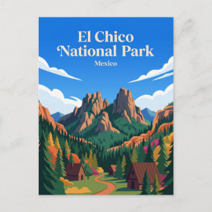 Postal Parque Nacional El Chico México