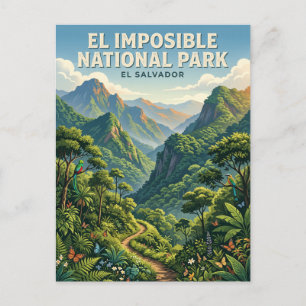 Postal Parque Nacional El Imposible El Salvador