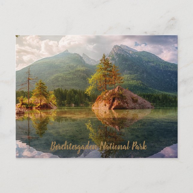 Postal Parque nacional Escenario Berchtesgaden (Anverso)
