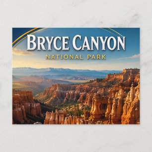 Postal Parque Nacional Escénico Hoodoos de Bryce Canyon