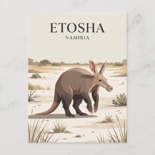 Postal Parque Nacional Etosha Namibia