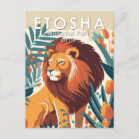 Parque nacional Etosha Namibia Vintage